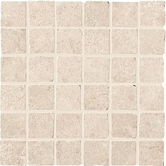 Atlas Concorde Lims Ivory Mosaico Tumbled 30x30 / Атлас Конкорд Лимс Айвори Мосаико Тумблед 30x30 